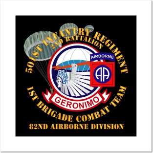 501st Infantry Regt - 1st Bde Cbt Tm - 82nd Abn Div Posters and Art